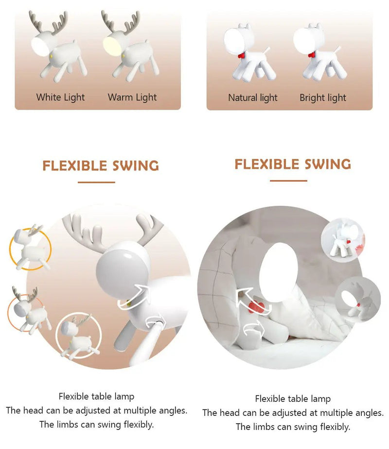 Led Rechargable Night Light Lamp by salelink.co.nz