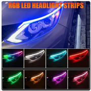 Car Soft Tube Guide Flexible LED Strip Daytime Running Light by salelink.co.nz