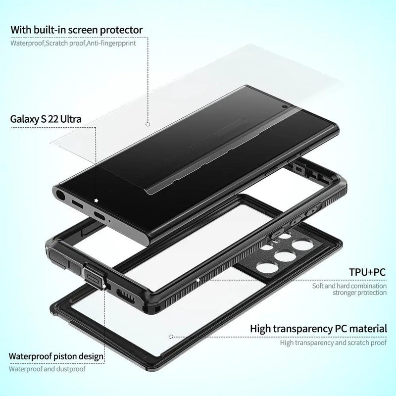 Samsung S22 Ultra Waterproof Case by salelink.co.nz