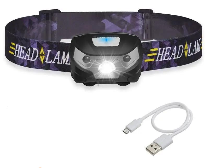 LED Head Torch Fishing Headlight Headlamp Motion Sensor by salelink.co.nz
