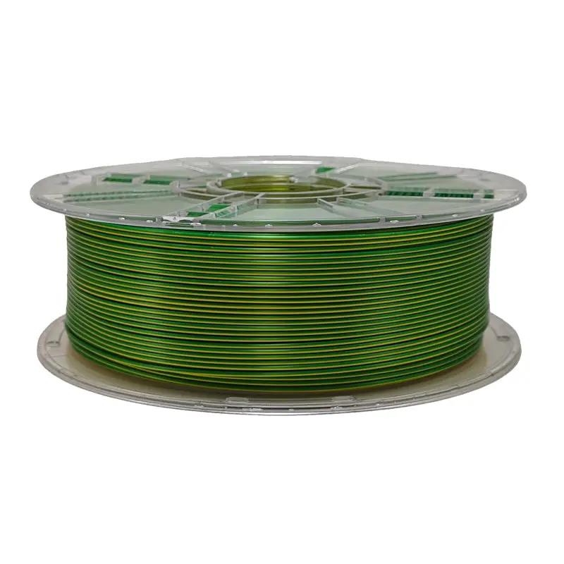 PLA 3D Printing Filament 1KG - Yellow+Green by salelink.co.nz