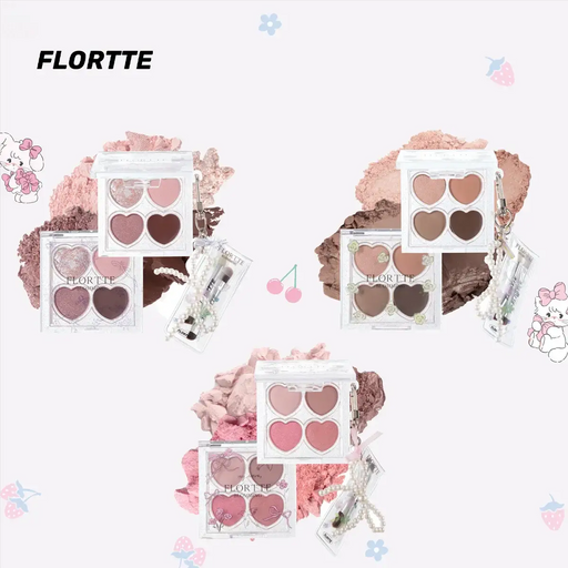 Poppy Gifts makeup FLORTTE Blooming Love 4-Colour Eyeshadow Palette FLORTTE Blooming Love 4-Colour Eyeshadow Palette