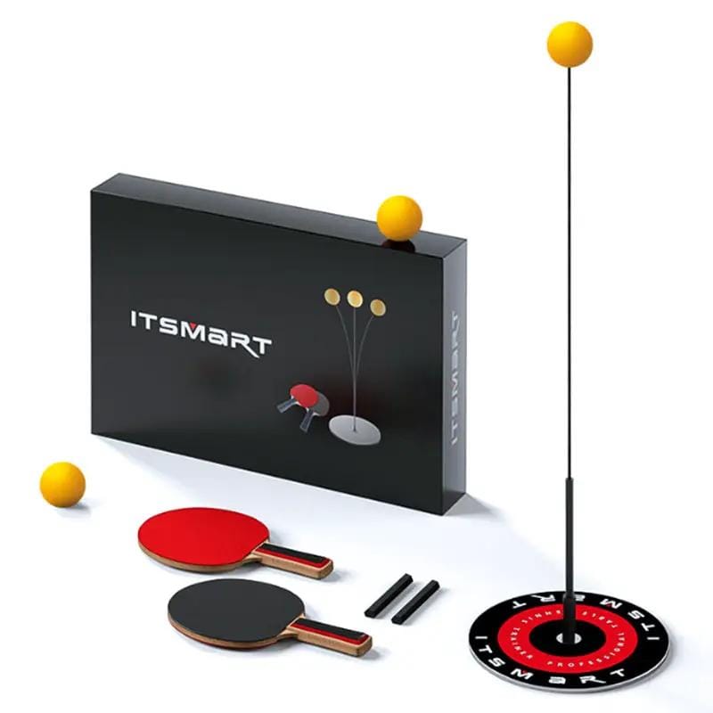 g8buynz g8buynz Table Tennis Trainer Elastic Shaft, Pong Balls Paddles Set Table Tennis Trainer Elastic Shaft, Pong Balls Paddles Set