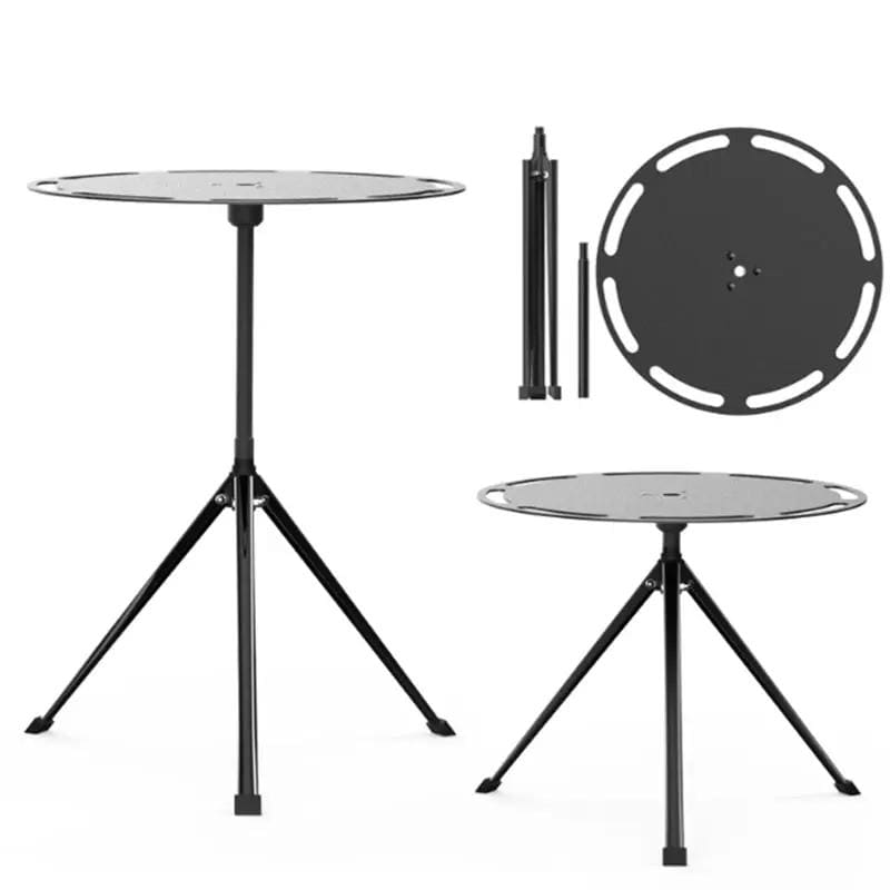 g8buynz g8buynz Telescopic Outdoor Three Legged Folding Dining Table Portable Camping Aluminum Telescopic Outdoor Three Legged Folding Dining Table Portable Camping Aluminum
