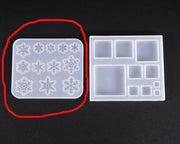 Snowflake Silicone Moulds, DIY Silicone Pendant Mould Making Resin Casting Mould for Holiday Craft Supplies by Resin Art NZ