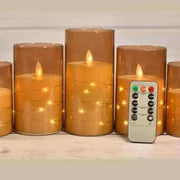 g8buynz g8buynz 5 Pc Flameless LED Candles with Timer Flickering Flameless Candles T 5 Pc Flameless LED Candles with Timer Flickering Flameless Candles T