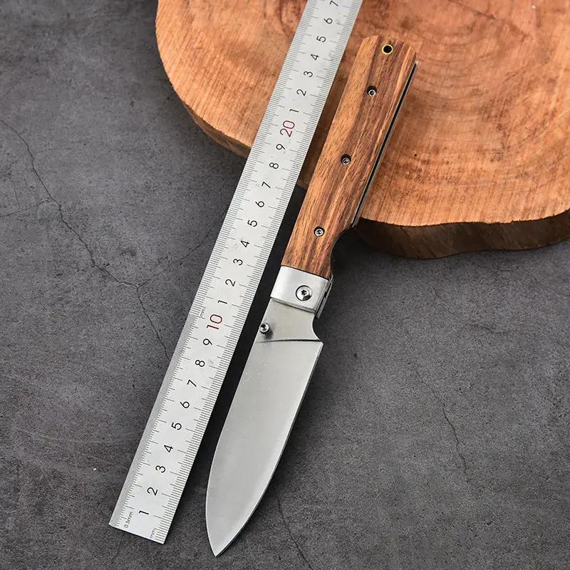 Hot-selling Household Knives Bread Knives, Kitchen Knives, Folding Knives 260 Wooden Handle Rosewood Square Blade by China Dropship