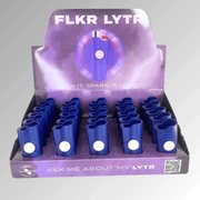 Clipper Flkr Lytr Display Box Navy Blue 25 Count For Lighters by Action Outdoors Limited