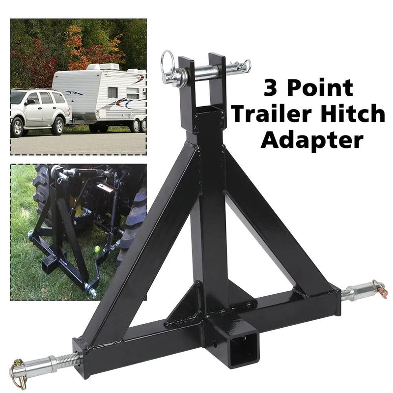 3 Point 2 Receiver Trailer Towing Hitch Cat.1 Tractor Tow Hook Drawbar by salelink.co.nz