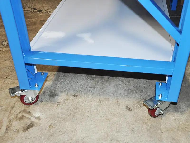 Blue Movable WorkBench / 4 Wheels / 101x200x60CM by dealonline.co.nz