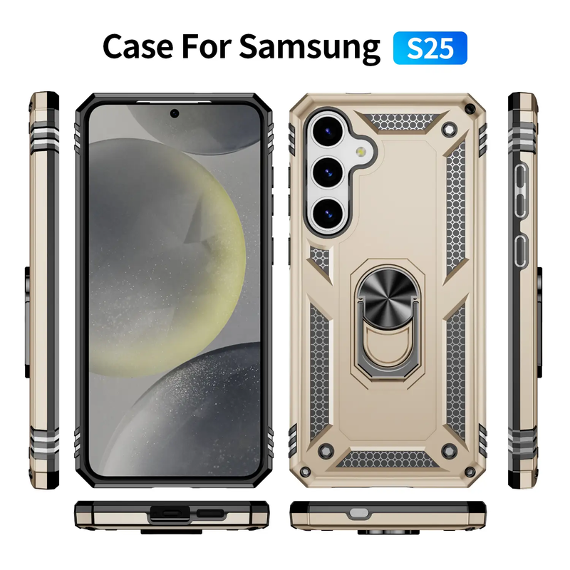 Case for Samsung Galaxy S25 - Gold by salelink.co.nz