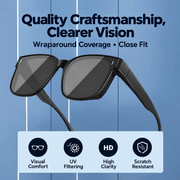 ECOTREK Sunglasses ECOTREK Fit Over Sunglasses – Lightweight Over-Glasses Shades HD06-11 ECOTREK Fit Over Sunglasses – Lightweight Over-Glasses Shades HD06-11