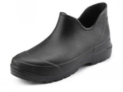 SIZE 14 Non-Slip Waterproof Ankle Boots Rubber Fashion Rain Bootie Shoes-BLACK by dealonline.co.nz