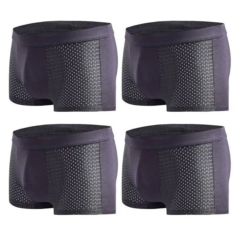 Men's Modal Boxer Shorts — Breathable Mesh Mid-Waist Underwear | Single & 4-Pack by Mead's Supply & Equipment Outfitters limited