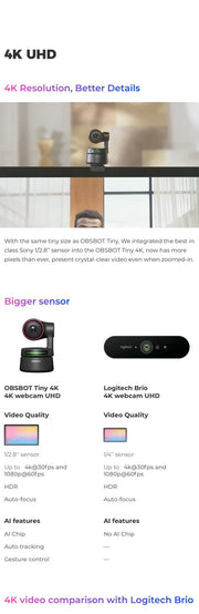 Smart Tracking 4K Camera with Wide Angle by Action Outdoors Limited