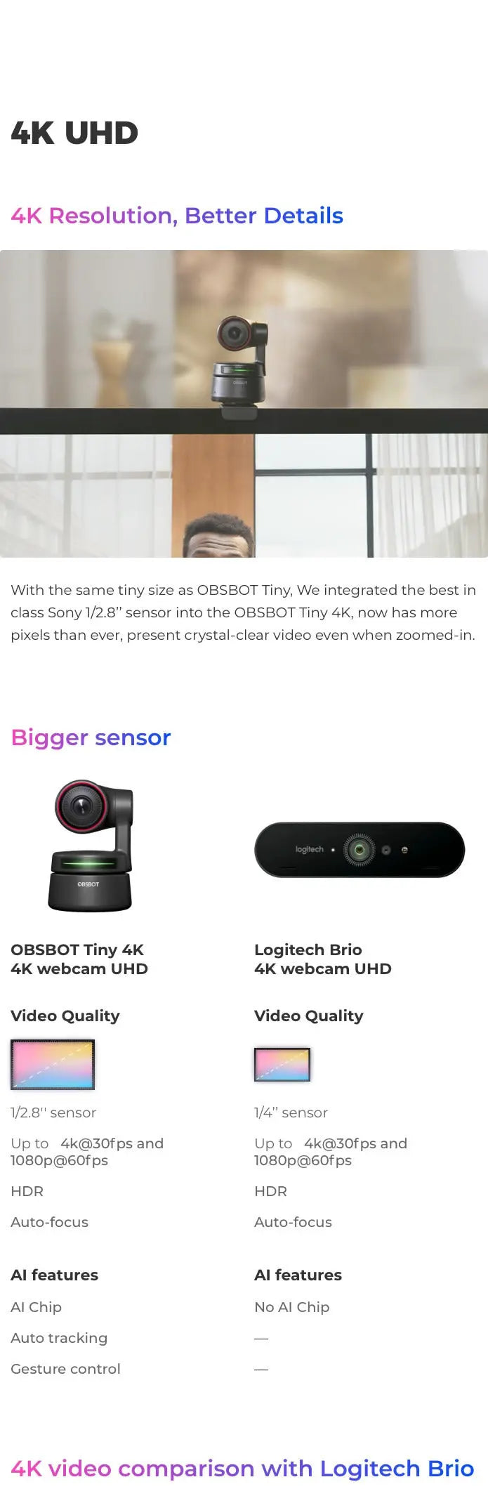 Smart Tracking 4K Camera with Wide Angle by Action Outdoors Limited