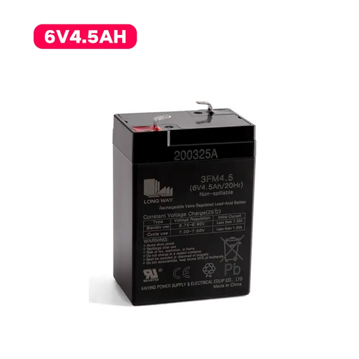 LongWay 6V 4.5AH Rechargeable Battery by dealonline.co.nz