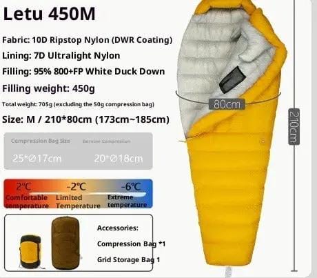 Mead's Supply & Equipment Outfitters limited Sleeping Bags Ultralight Down Sleeping Bag for Camping & Hiking Ultralight Down Sleeping Bag for Camping & Hiking