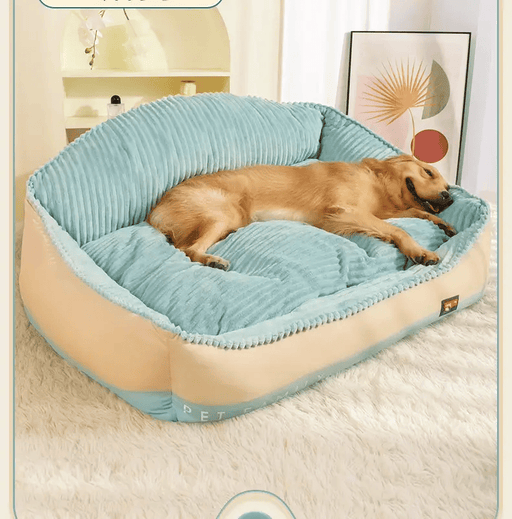 120CM High back bolster comfort Pet Dog Bed Super Thick Warm by dealonline.co.nz