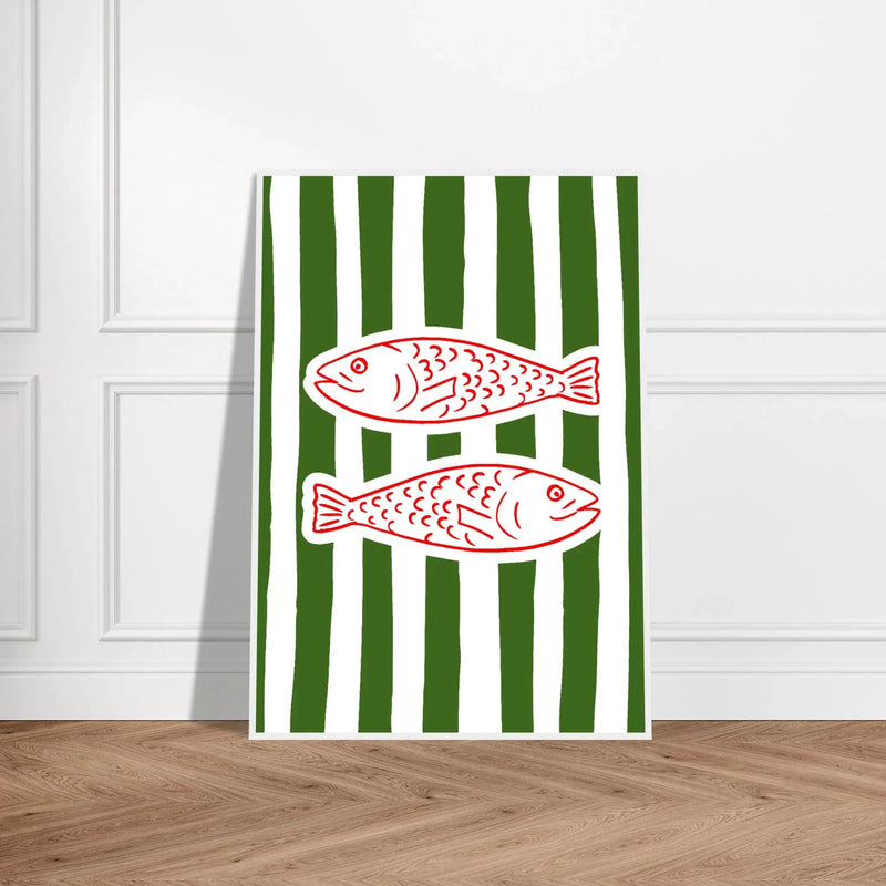 The Fishes by Blank Wall Print Shop