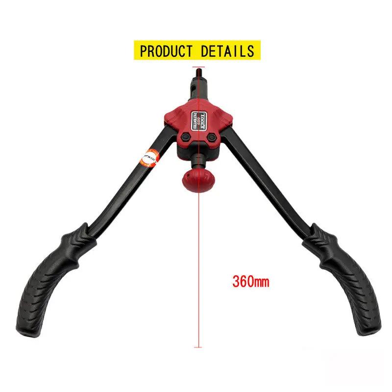 430Pcs Rivnut Riveter Rivet Nut Nutserts Riveting Tool Kit Nutsert M3-M12 by salelink.co.nz