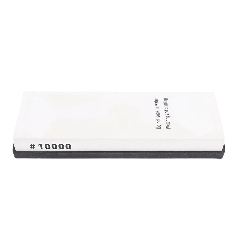 Grit 10000 Sharpening Stone White Corundum Fine Polishing Whetstone With Angle Guide Anti Slip Base For Kitchen by China Dropship