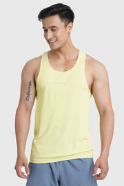 Checks Running Tank Lime by Fuaark Nz