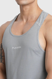 Checks Running Tank Ultimate Grey by Fuaark Nz