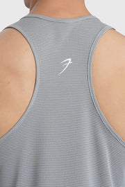 Checks Running Tank Ultimate Grey by Fuaark Nz