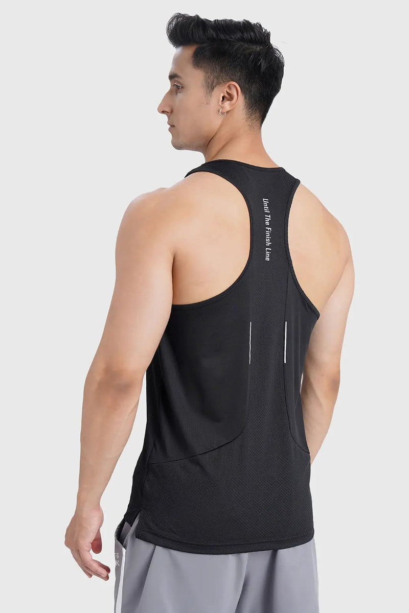 Sprint Running Tank Black by Fuaark Nz