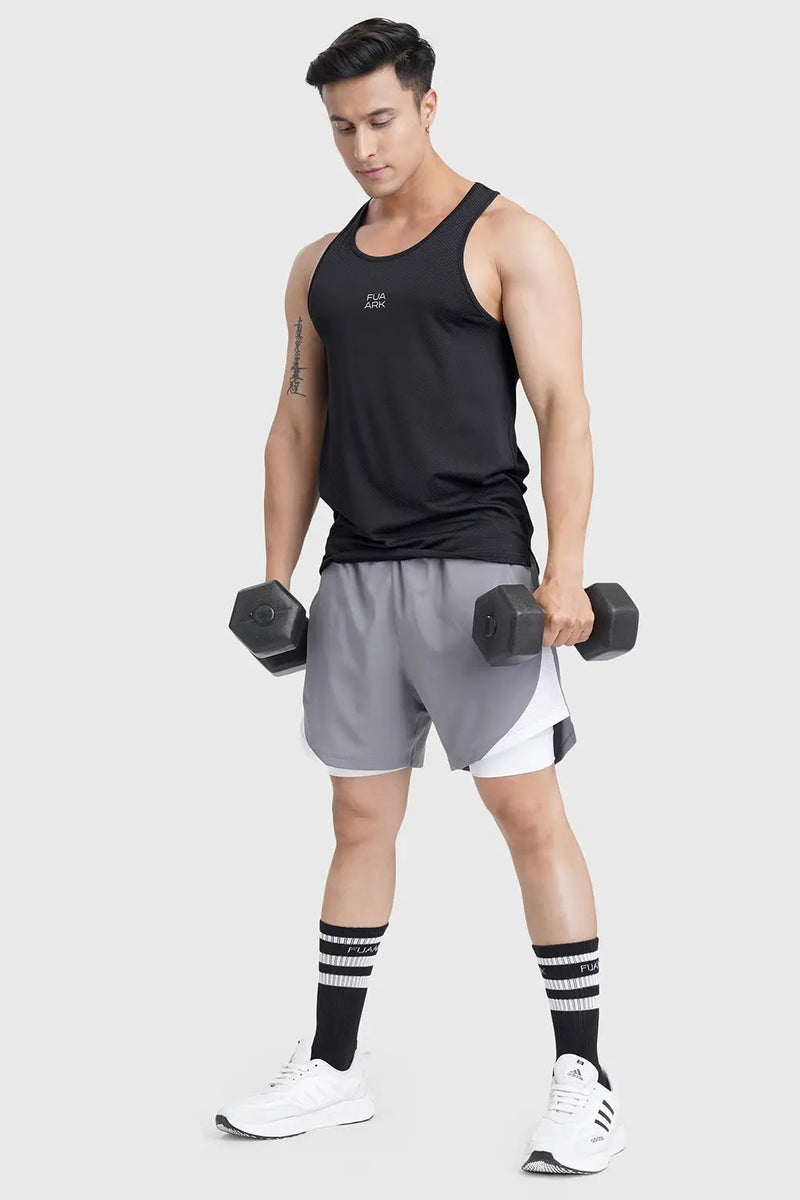 Sprint Running Tank Black by Fuaark Nz