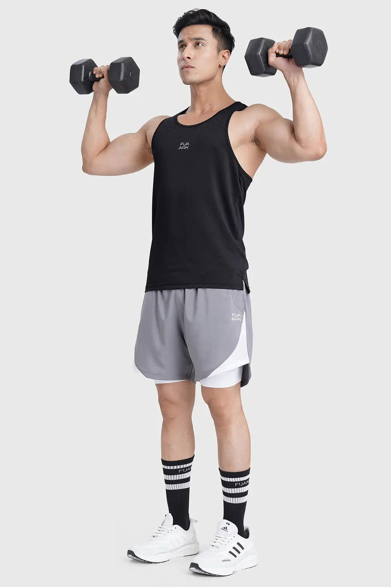 Sprint Running Tank Black by Fuaark Nz