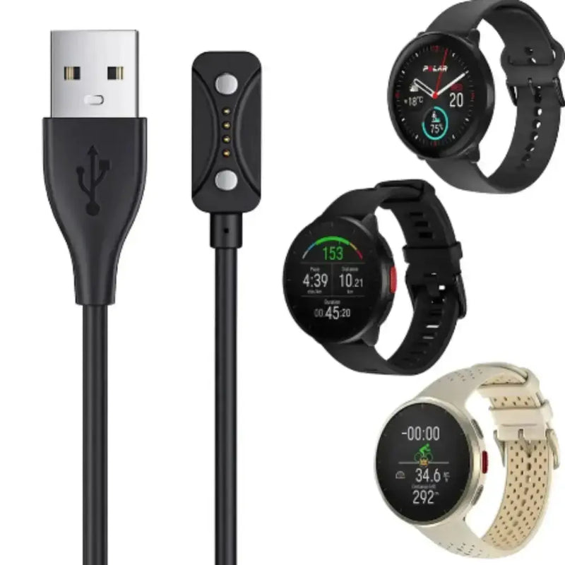 USB Charger for Polar Pacer Pro/Ignite 3 by Habicare