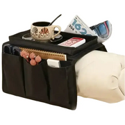 Sofa Armrest Organizer with Cup Holder & Storage Pockets by Habicare