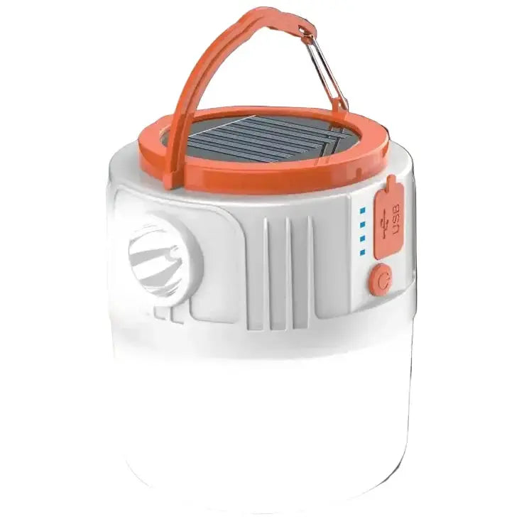 Solar LED Camping Lantern with Rechargeable Battery & Phone Charging by Habicare