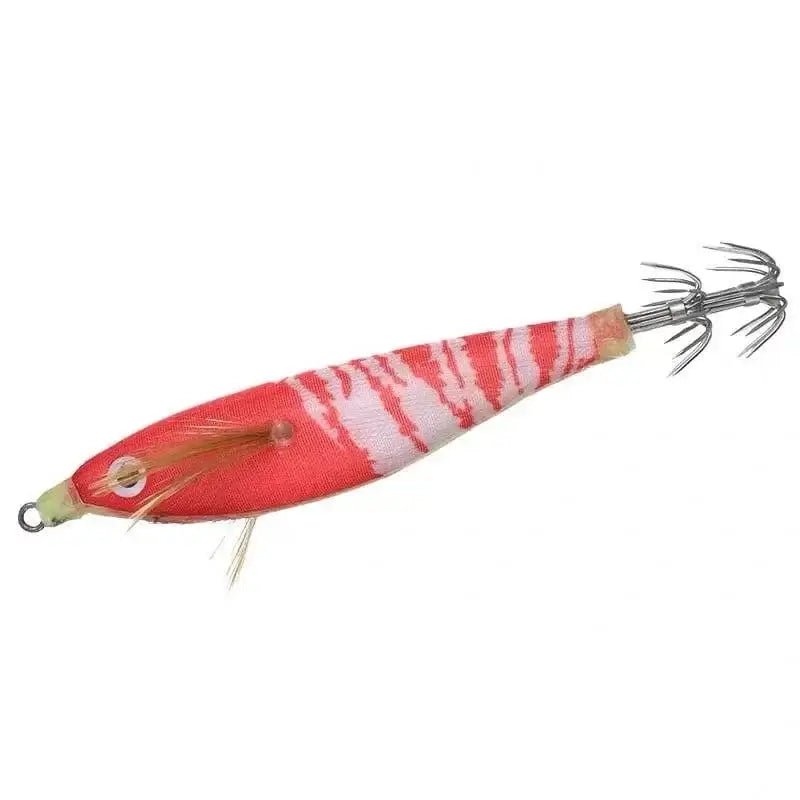 China China 4 1Pcs 9.5cm 10g Squid Jigs Fishing Lures Wood Shrimp Lure Hard Baits Octopus Cuttlefish Squid Hooks Wobbler