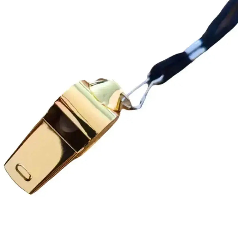 Habicare Professional Loud Stainless Steel Whistle with Rope Professional Loud Stainless Steel Whistle with Rope