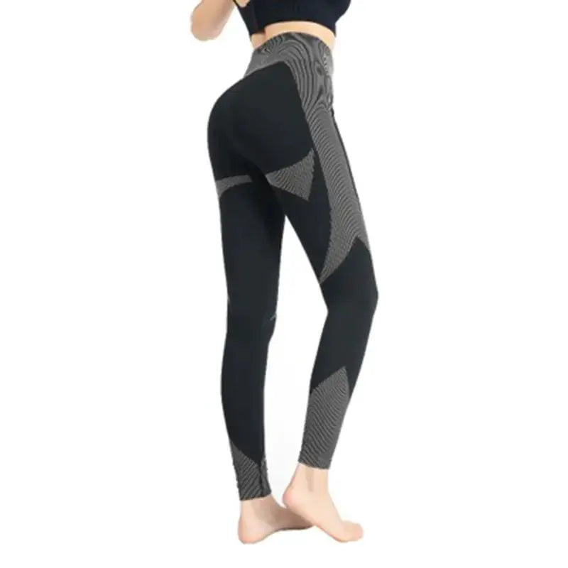 Seamless Hollow Yoga Pants for Women - Moisture-Wicking Breathable Leggings | Athletic Wear by Mead's Supply & Equipment Outfitters limited