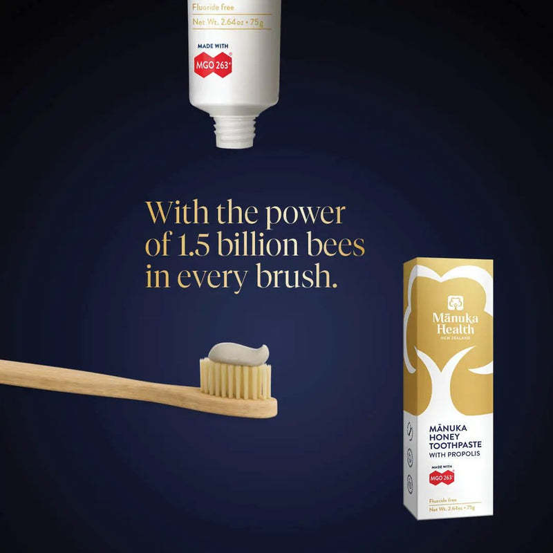 Manuka Honey & Propolis Toothpaste NZ by Manuka Health
