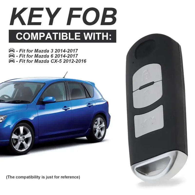 Habicare 2/3-Button Smart Remote Key Fob 433MHz ID49 for Mazda Axela & Atenza 2/3-Button Smart Remote Key Fob 433MHz ID49 for Mazda Axela & Atenza