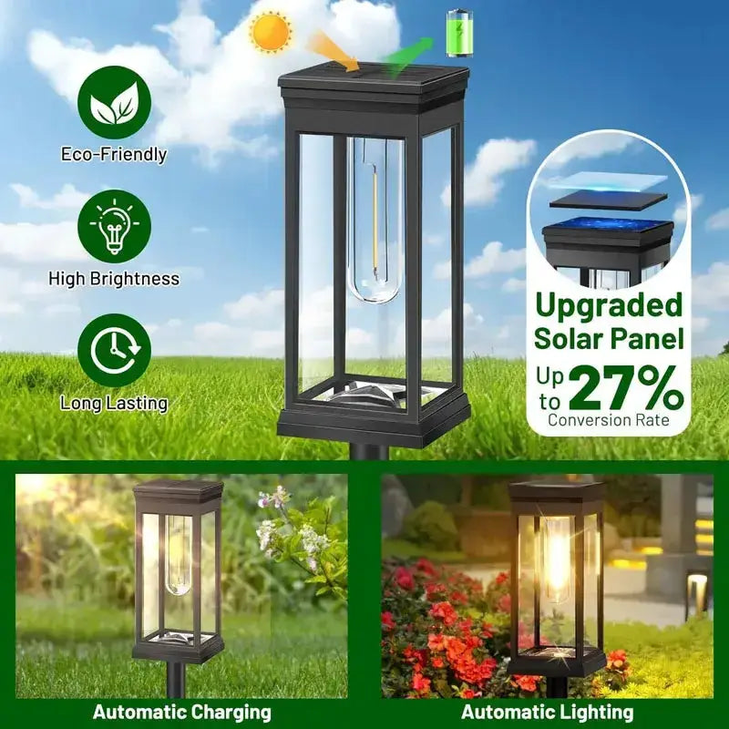 Habicare Solar Waterproof Pathway Lights (2/4/6-Pack) Solar Waterproof Pathway Lights (2/4/6-Pack)