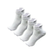 2/4 Pairs Cushioned Cotton Ankle Socks – Men & Women Low-Cut Athletic Sports Socks by Habicare