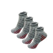 2/4 Pairs Cushioned Cotton Ankle Socks – Men & Women Low-Cut Athletic Sports Socks by Habicare