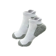 2/4 Pairs Cushioned Cotton Ankle Socks – Men & Women Low-Cut Athletic Sports Socks by Habicare