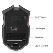 2.4G Wireless Gaming Mouse – 1600DPI by Habicare