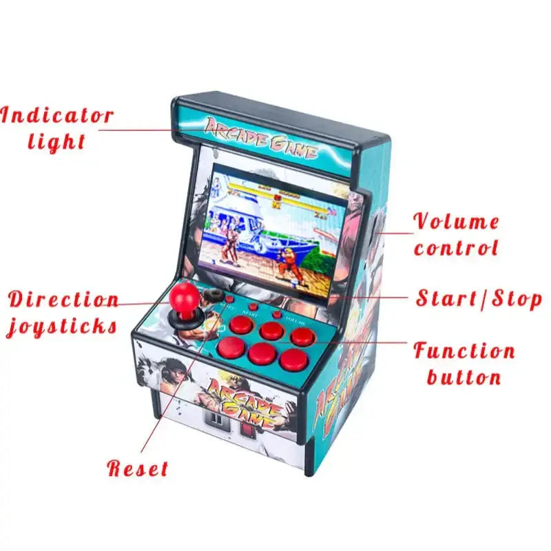 2.8" 16-Bit Mini Handheld Arcade – 150+ SEGA Classics (3 designs available) by Habicare