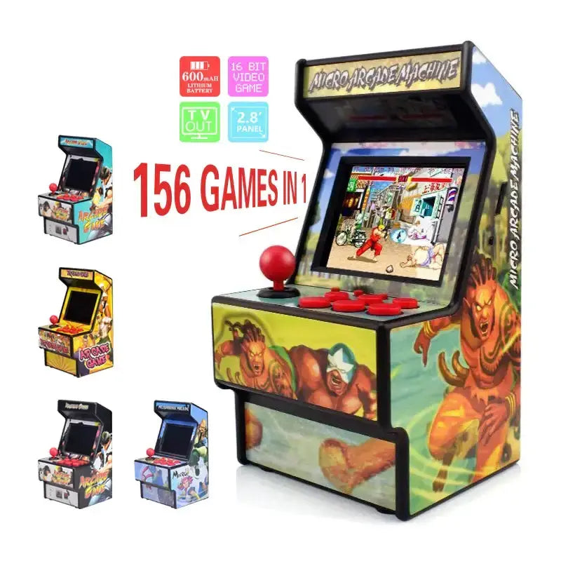 2.8" 16-Bit Mini Handheld Arcade – 150+ SEGA Classics (5 designs available) by Habicare
