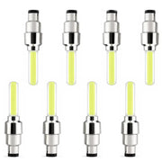 2-8PCS Waterproof LED Bicycle Spoke & Valve Cap Lights by Habicare