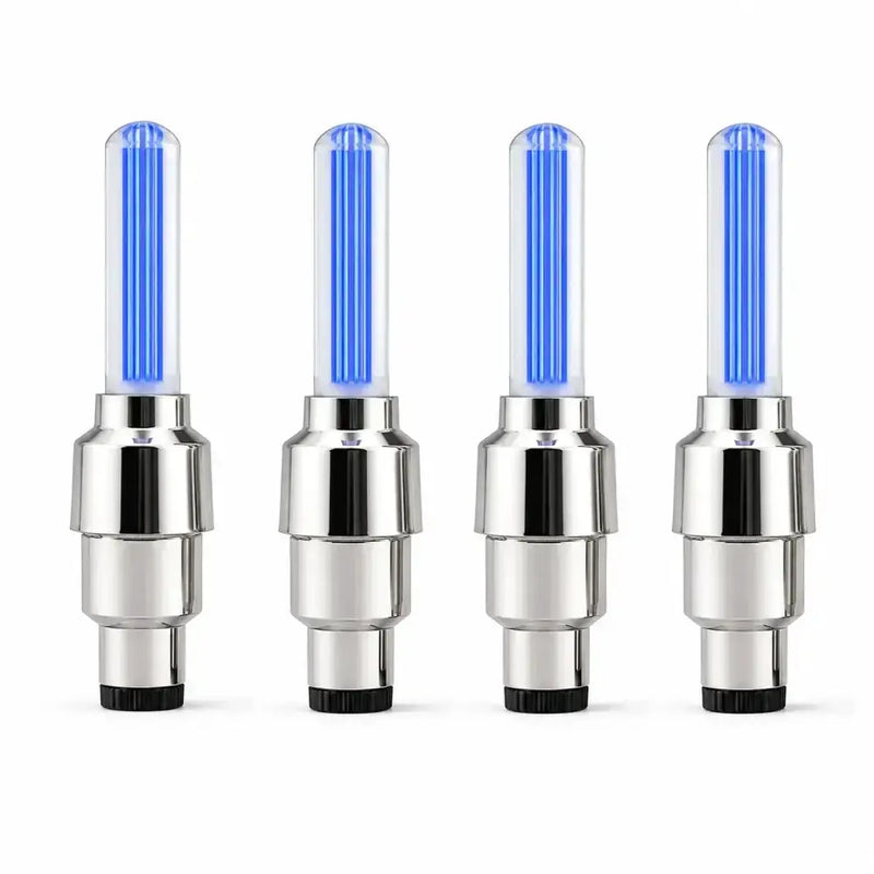 2-8PCS Waterproof LED Bicycle Spoke & Valve Cap Lights by Habicare