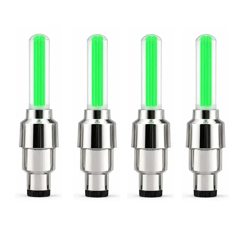 2-8PCS Waterproof LED Bicycle Spoke & Valve Cap Lights by Habicare
